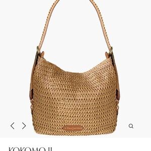 Eric Javits Natural Woven Hobo Bag